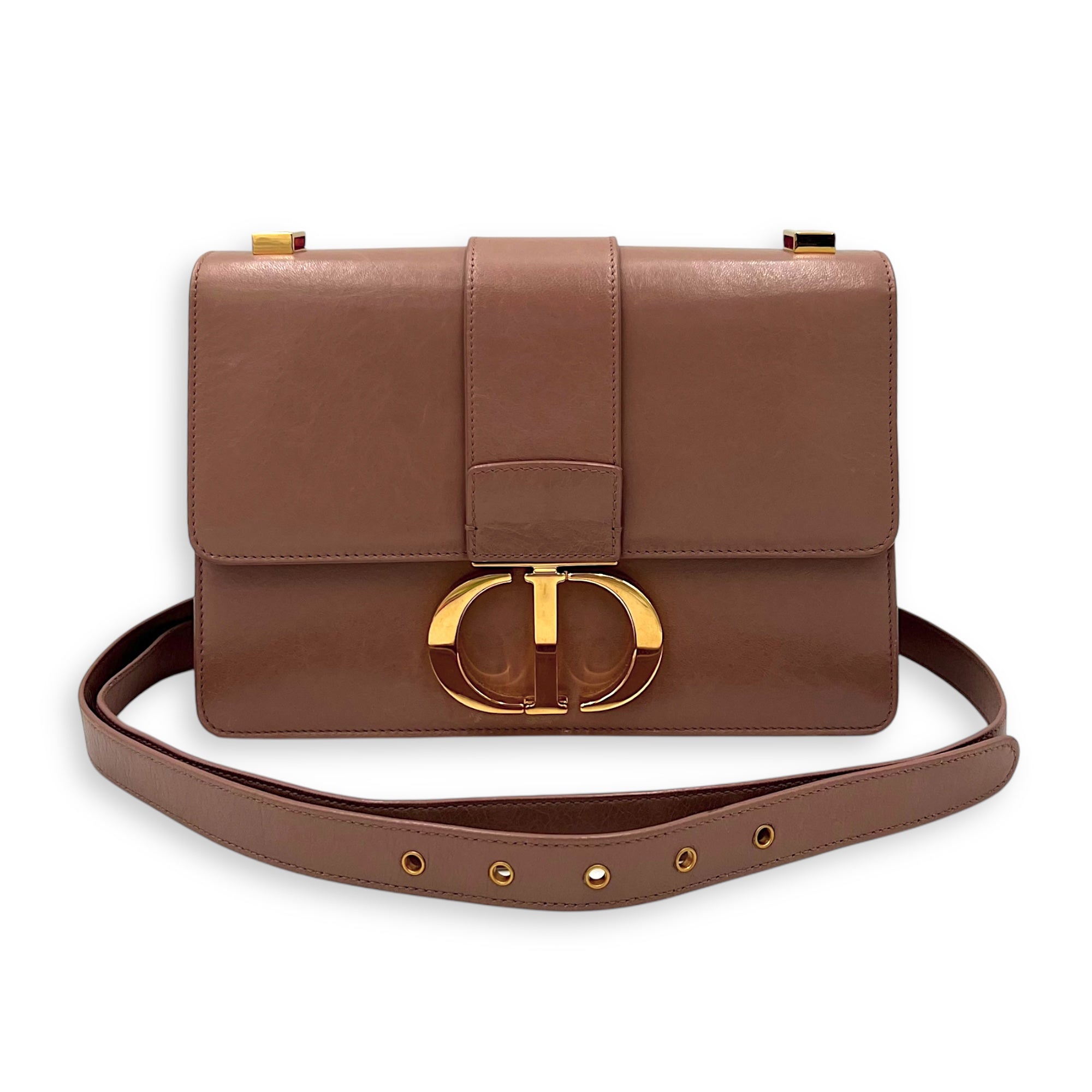 Christian Dior  30 Montaigne Medium Shoulder bag in Calfskin, Gold Hardware_11