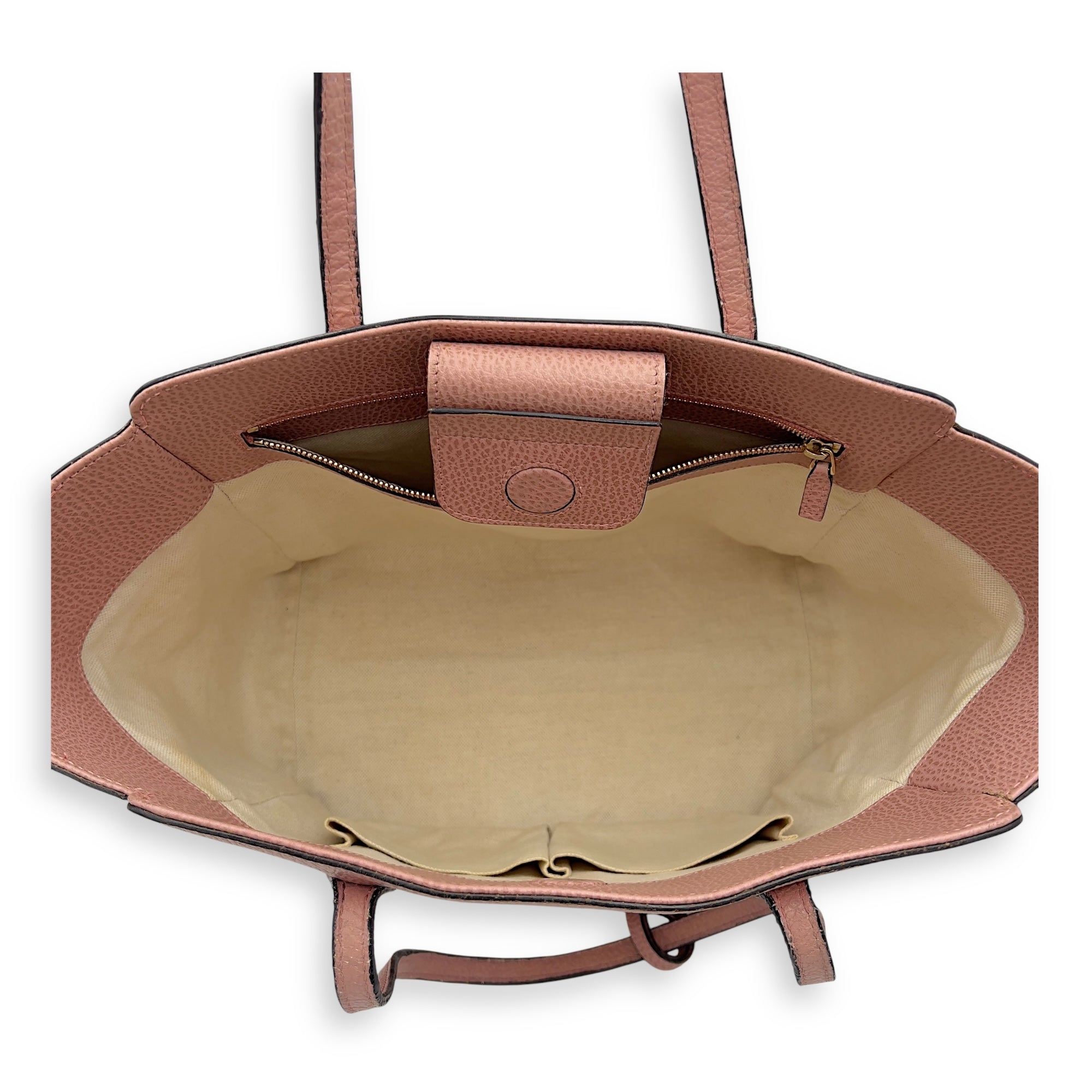 Gucci Swing Pink Shoulder Bag in Calfskin, Gold hardware_1
