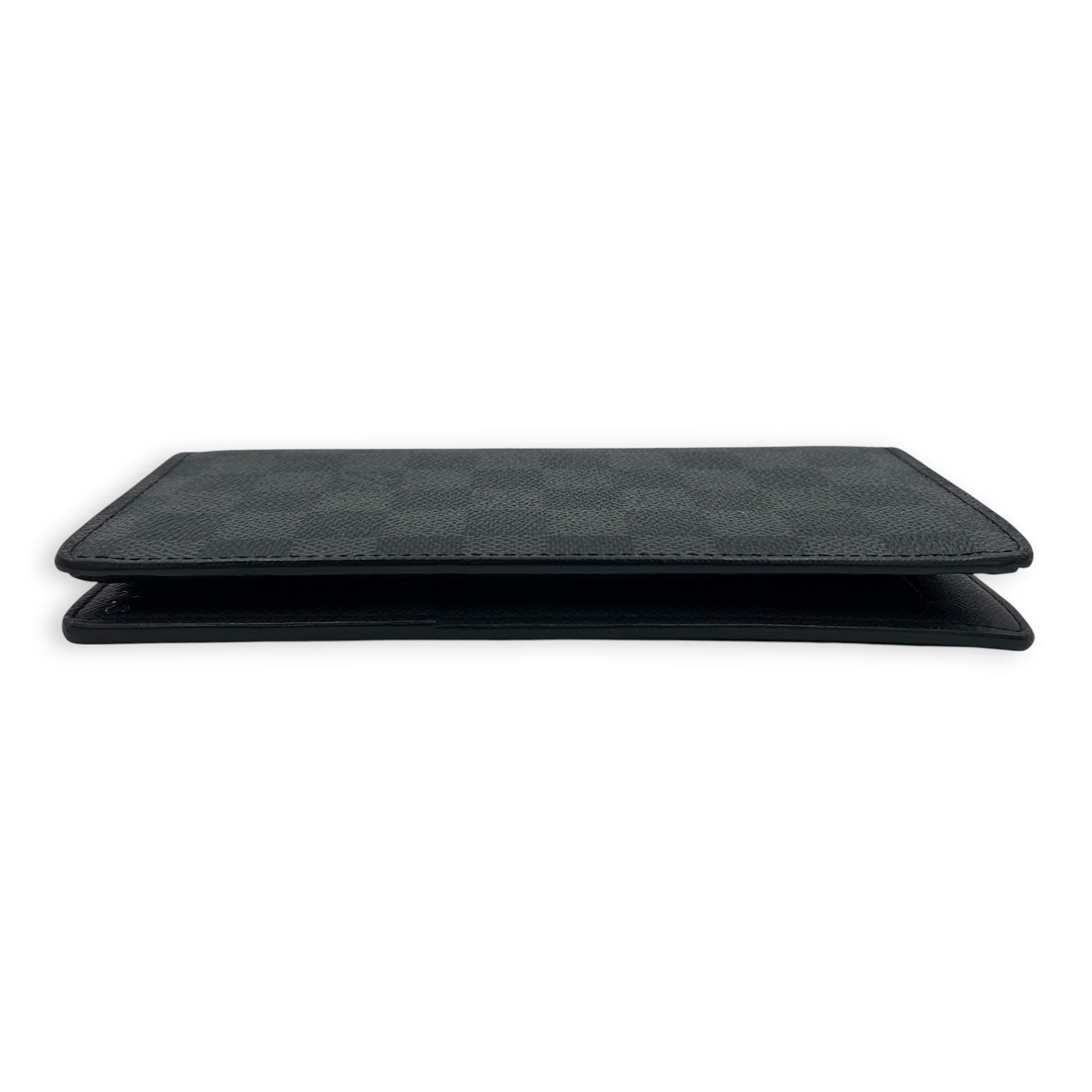 Louis Vuitton Brazza Graphite Wallet in Coated Canvas_5