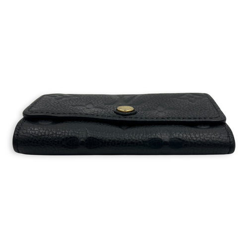 Louis Vuitton Key Pouch Black in Empreinte Leather, Gold hardware_5