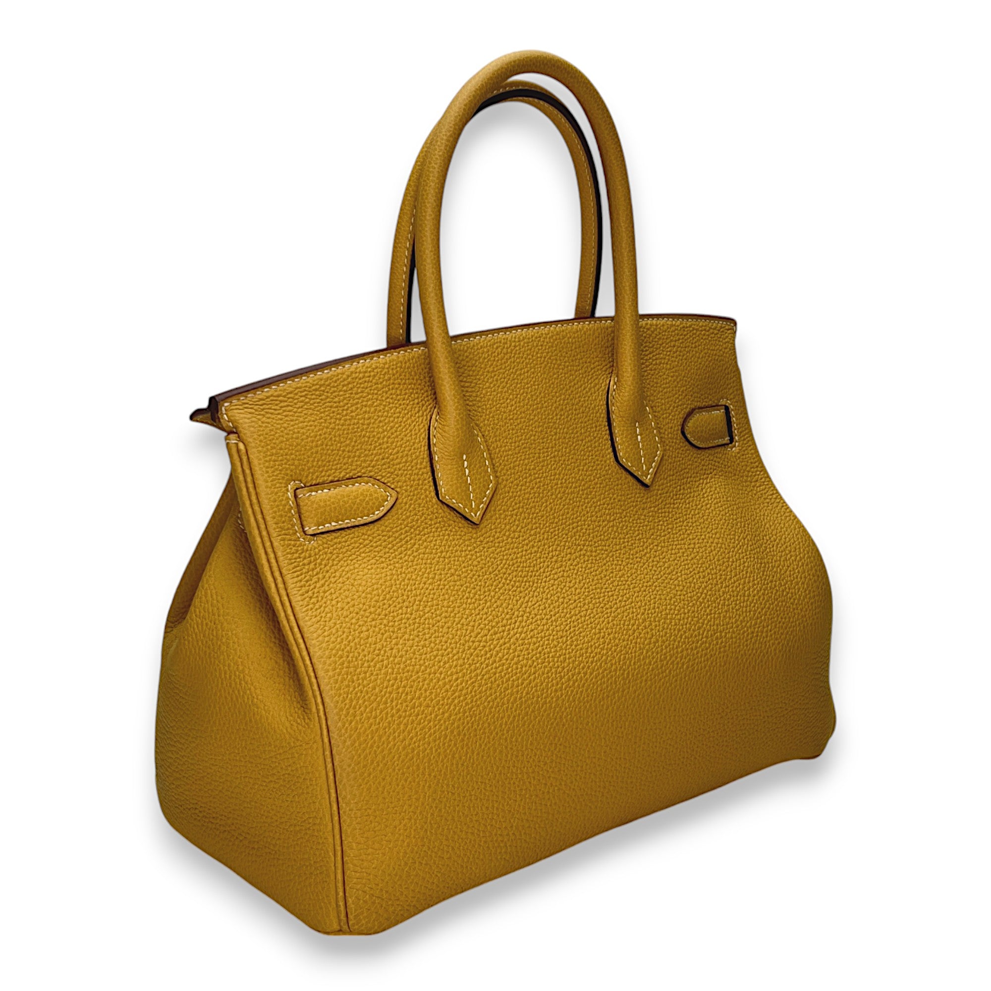 Birkin 30 Jaune Ambre in Togo, Gold hardware