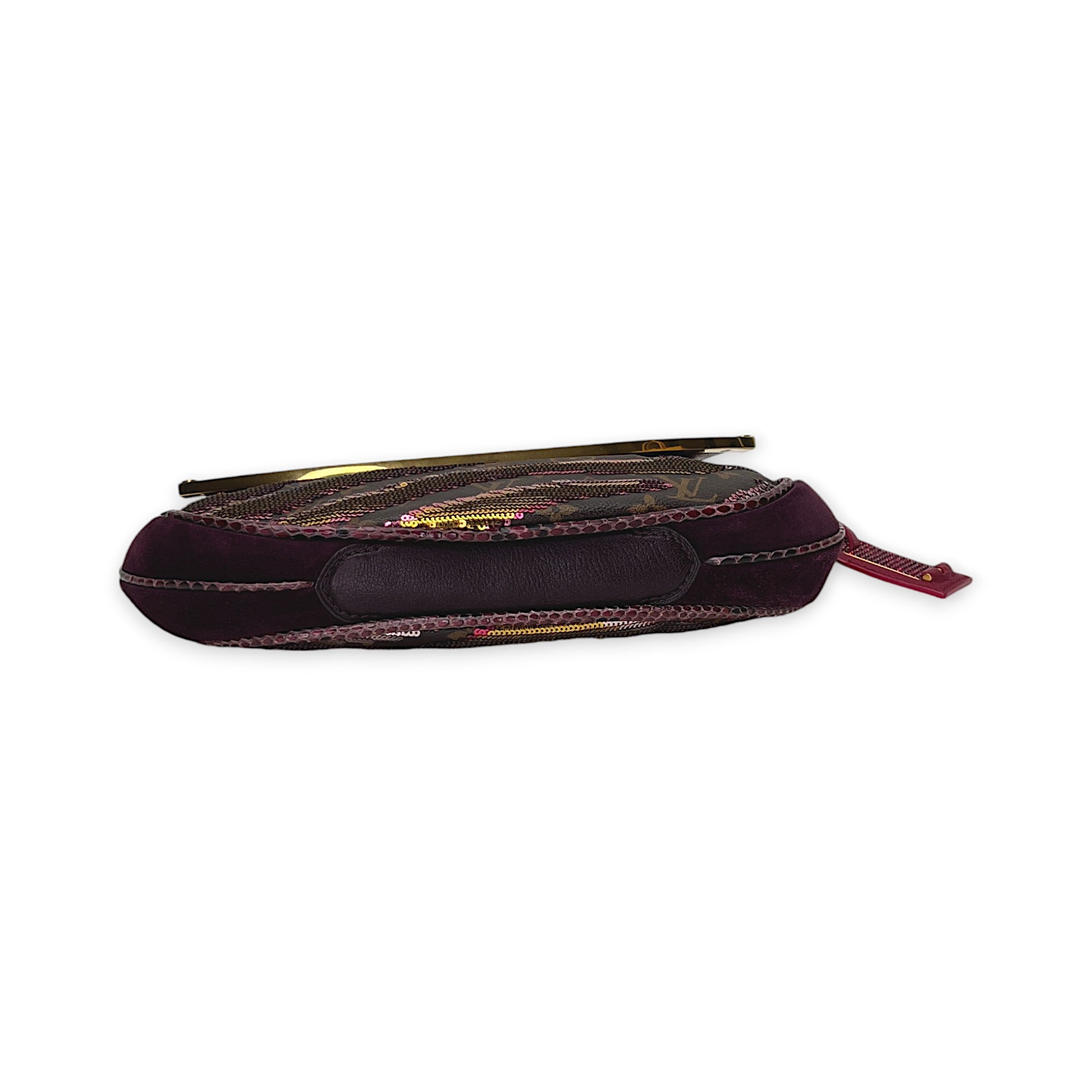 Savage Collection Printemps - Eté 2011 Red Clutch in Calfskin, Gold hardware