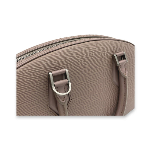 Jasmine Purple Top Handle Bag in Epi Leather, Silver hardware