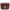 Box Medium Maroon Shoulder Bag in Calfskin, Gold hardware