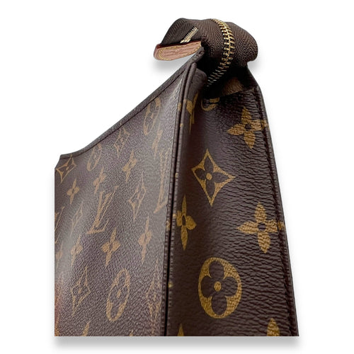 Others Pouch 19 Brown in Monogram Coated Canvas, Gold hardware