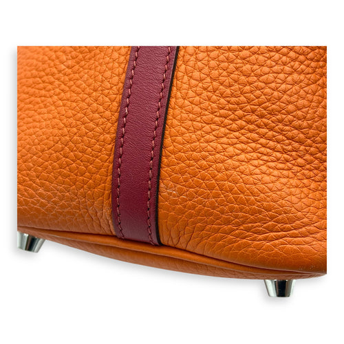 Picotin Orange in Clemence, Palladium hardware