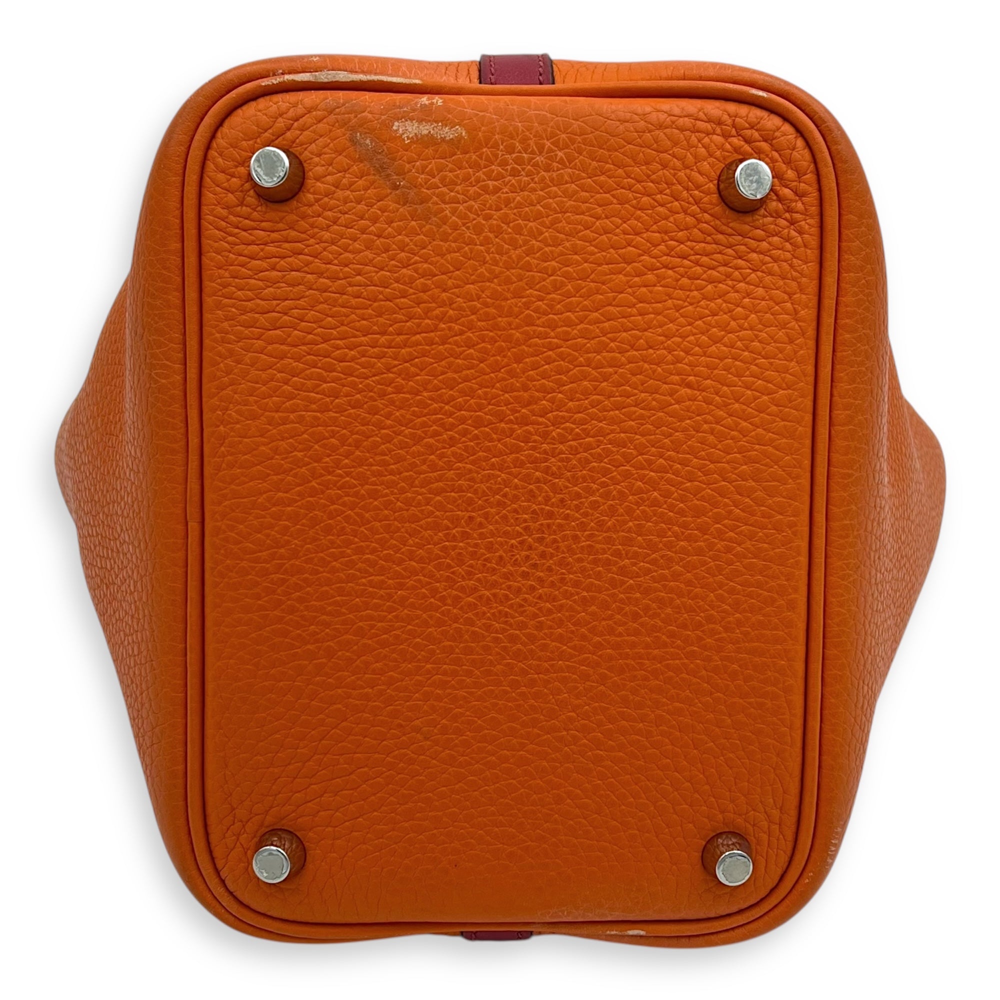 Picotin Orange in Clemence, Palladium hardware