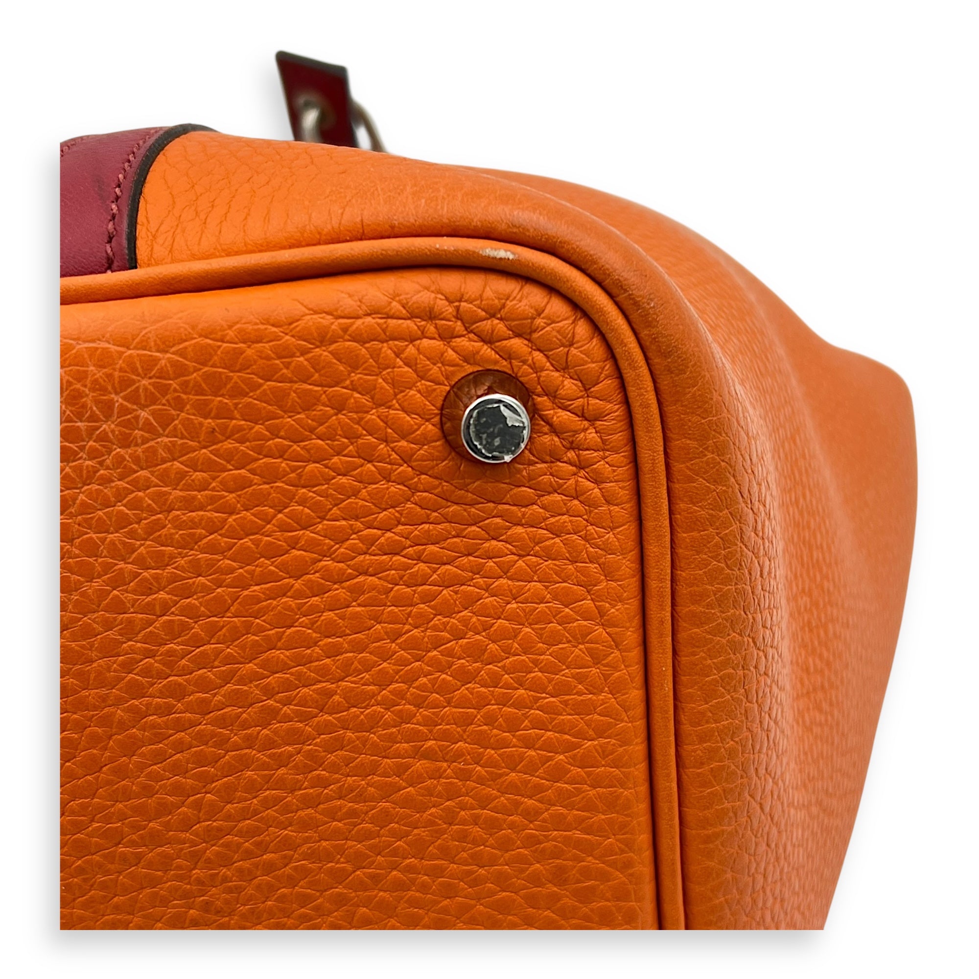 Picotin Orange in Clemence, Palladium hardware