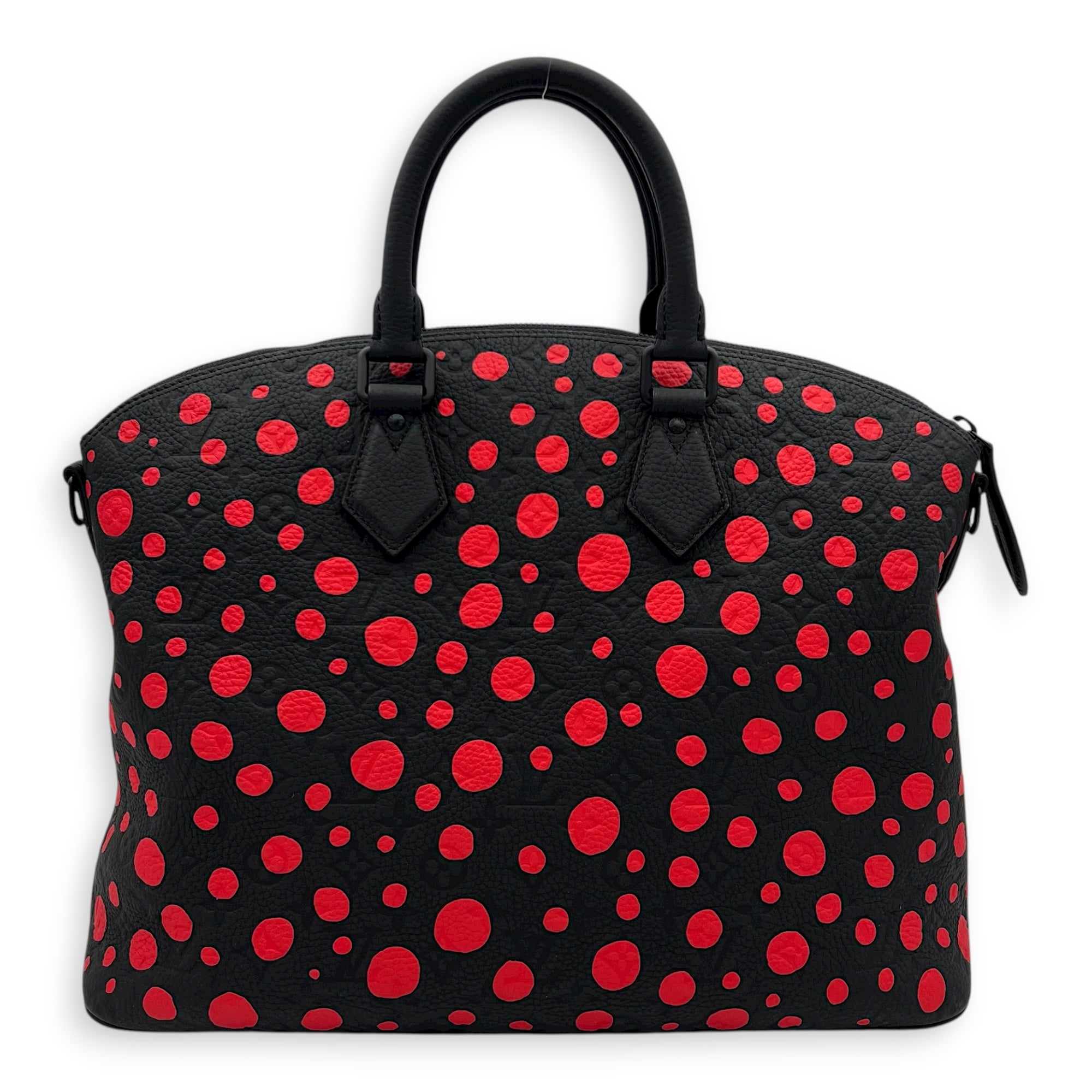 Lockit Top Handle Bag Black in Empreinte Leather, black hardware
