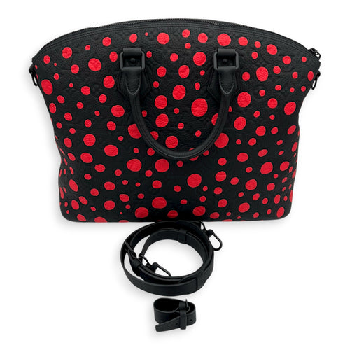 Lockit Top Handle Bag Black in Empreinte Leather, black hardware