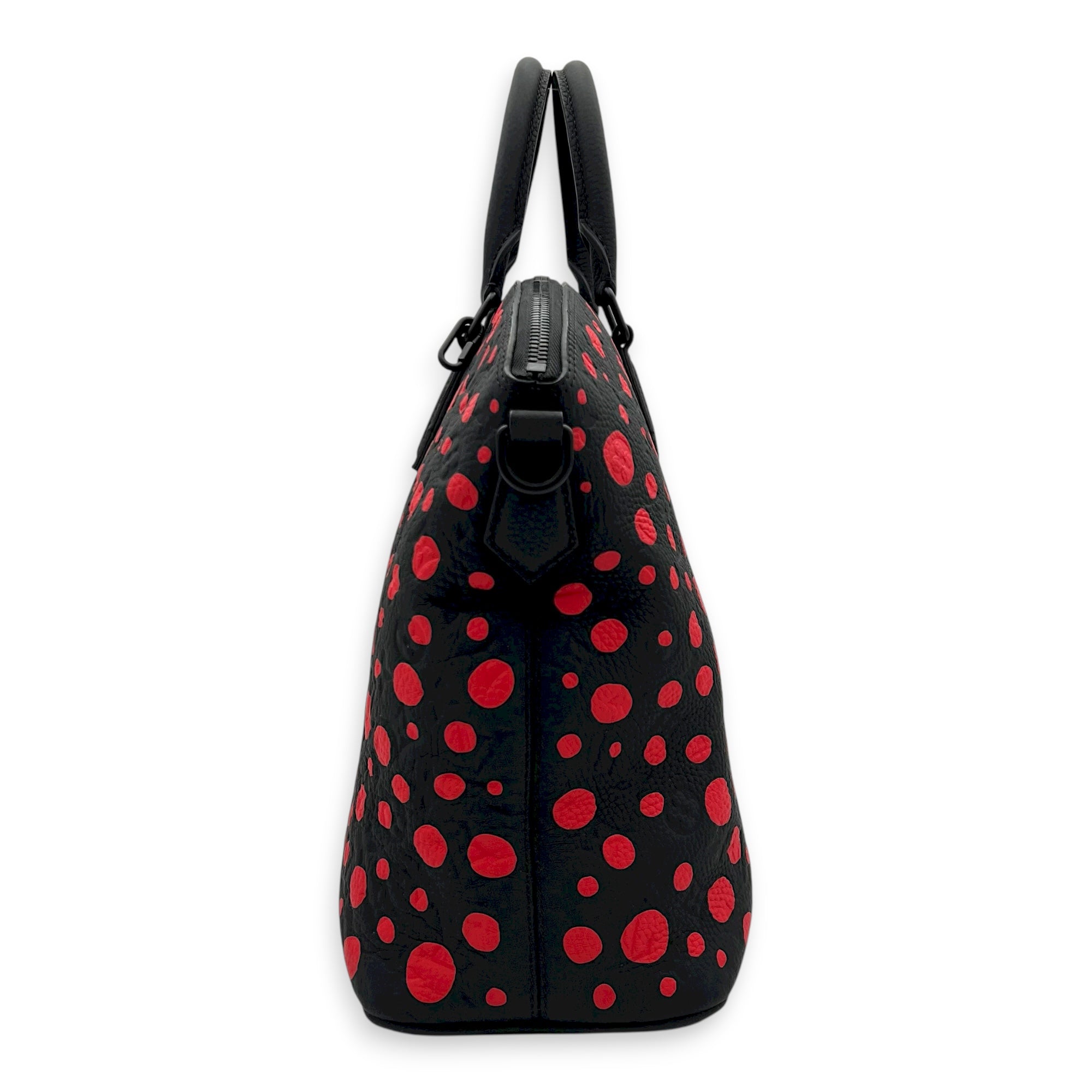 Lockit Top Handle Bag Black in Empreinte Leather, black hardware