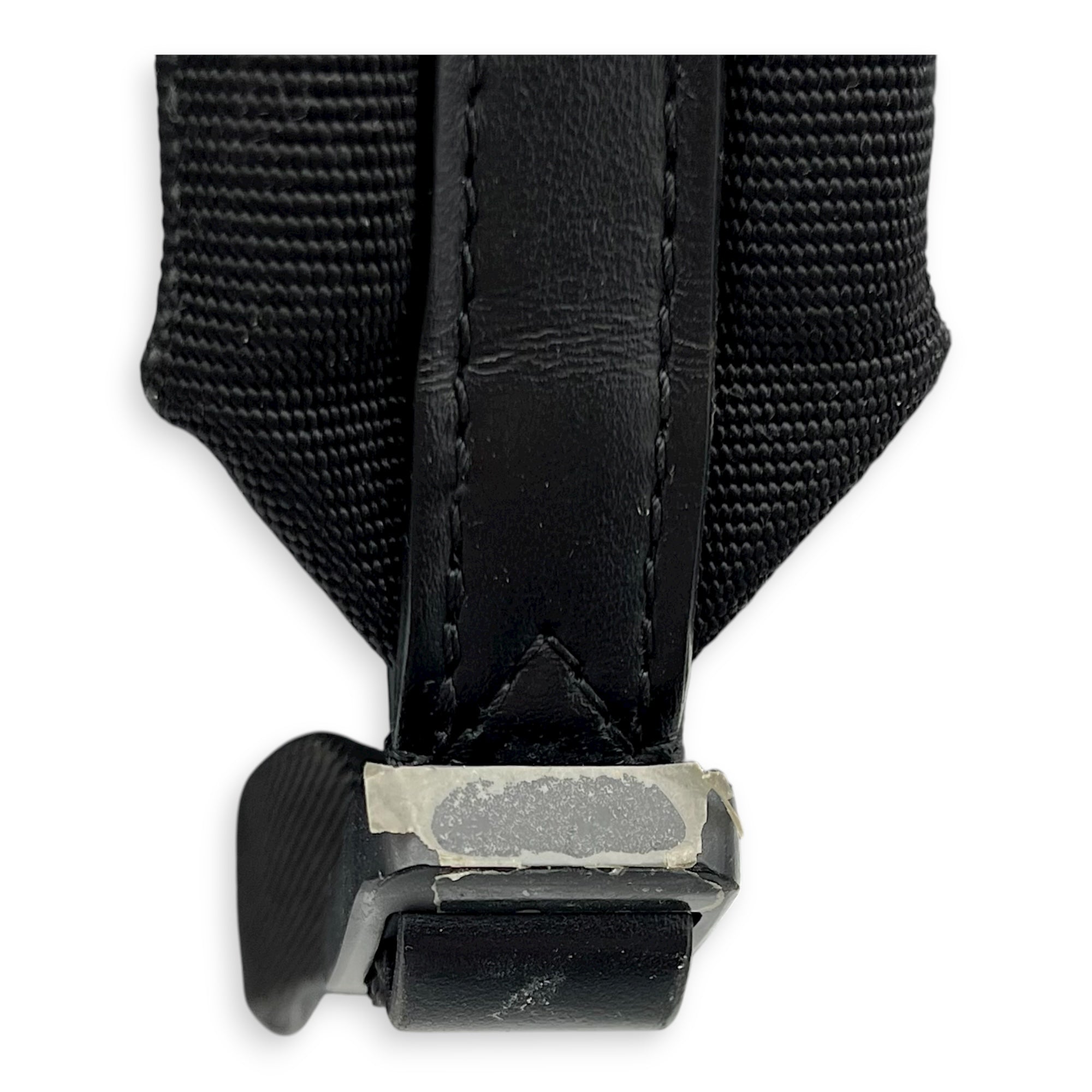 Trio Backpack Black in Coated Canvas, black hardware