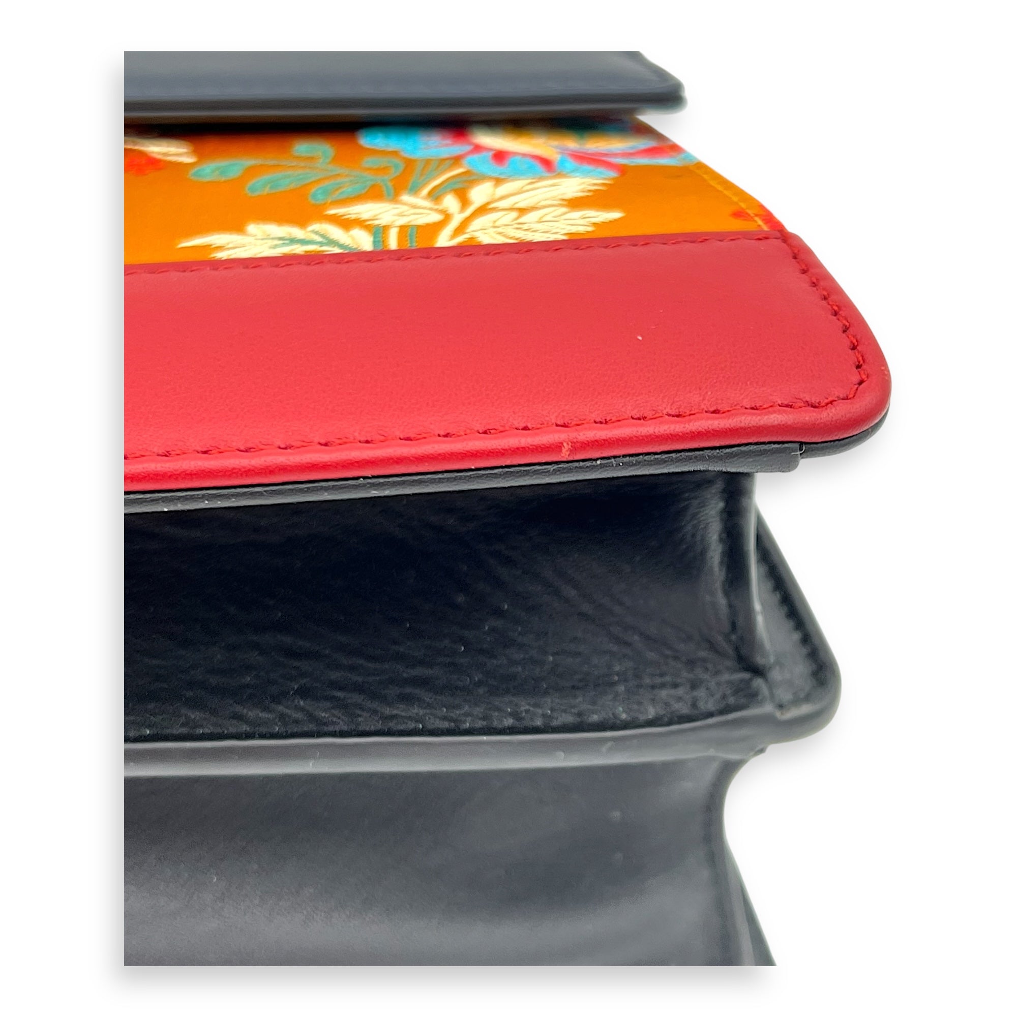 Dionysus Top Handle Bag Multi-colour in Calfskin, Gold hardware
