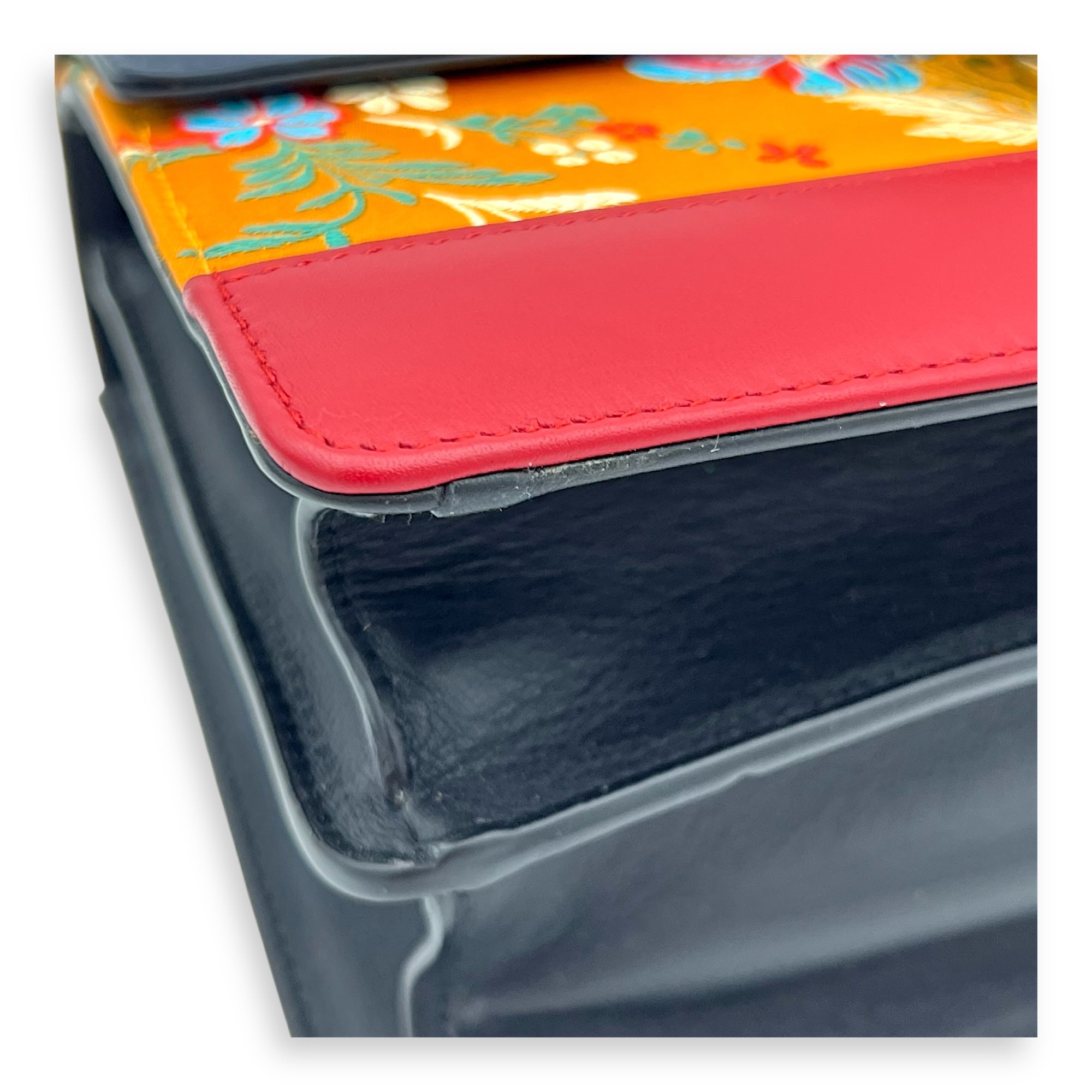Dionysus Top Handle Bag Multi-colour in Calfskin, Gold hardware