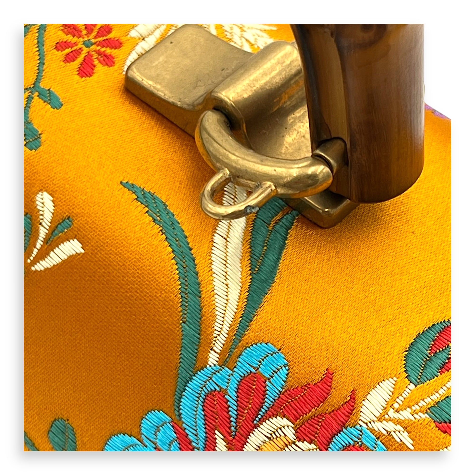 Dionysus Top Handle Bag Multi-colour in Calfskin, Gold hardware