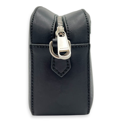 GG Supreme Crossbody Bag Grey in Monogram Coated Canvas, Silver hardware