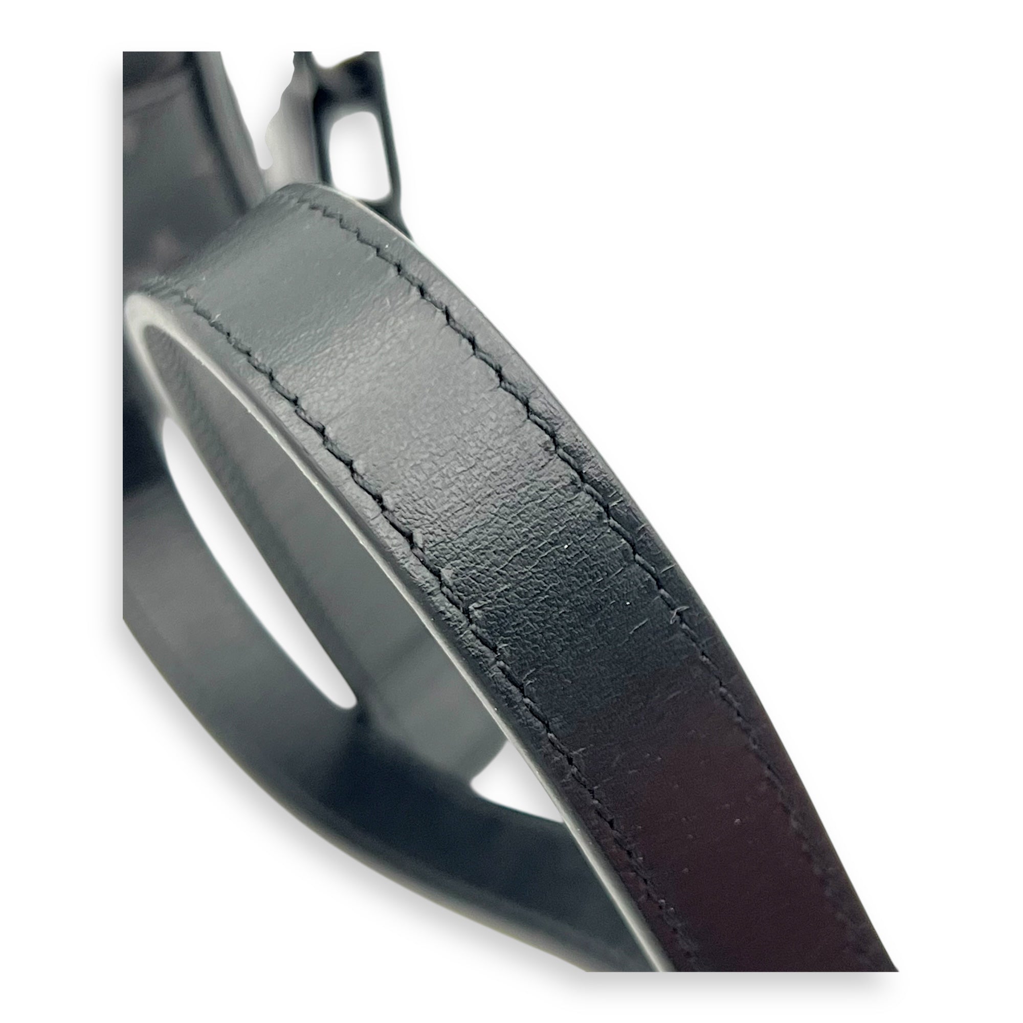Soft Trunk Crossbody Bag Black in Monogram Coated Canvas, Lacquered Metal hardware