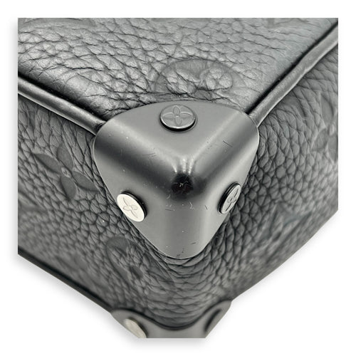 Soft Trunk Crossbody Bag Black in Monogram Empreinte Leather, Lacquered Metal hardware
