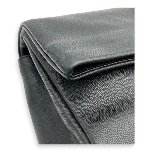 West Hollywood Shoulder Bag Black in Calfskin, Silver hardware