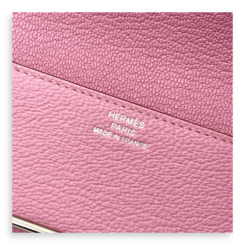 Roulis Slim  Pink in Chevre Leather, Palladium hardware
