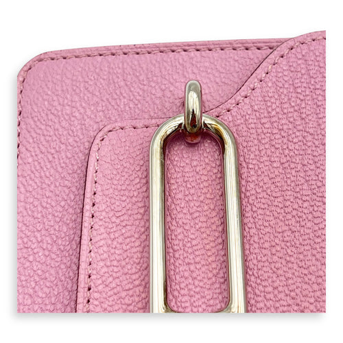 Roulis Slim  Pink in Chevre Leather, Palladium hardware