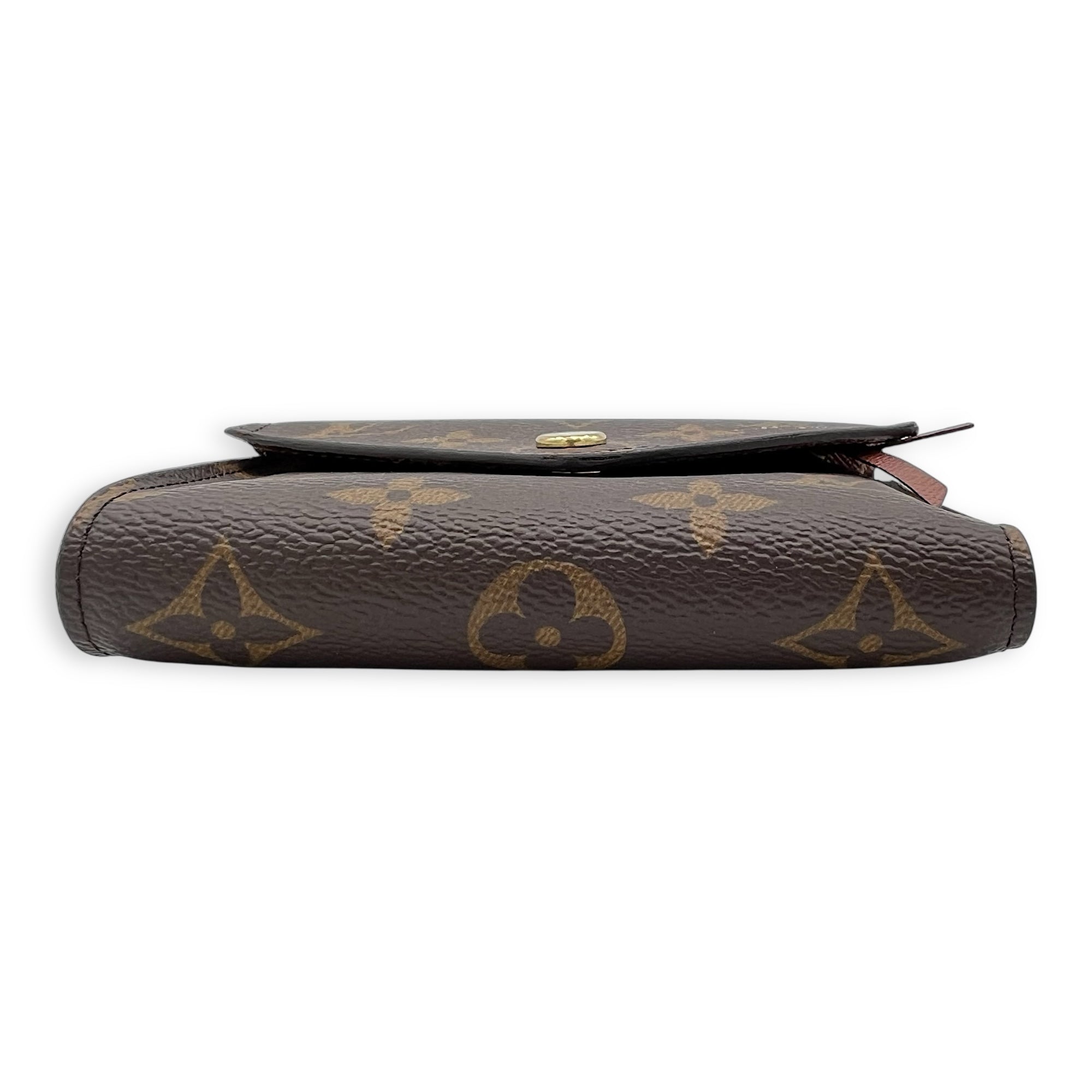 Victorine Wallet Brown in Monogram Coated Canvas, Gold hardware