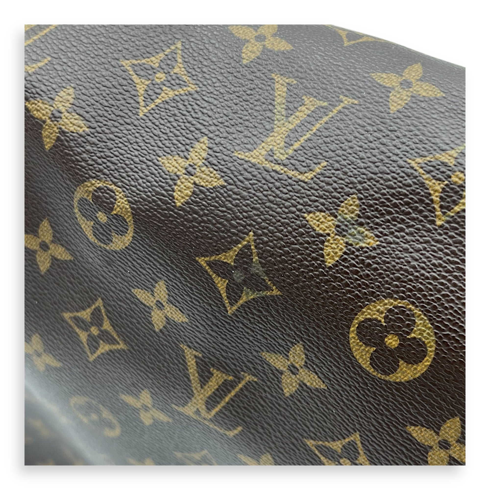 Valmy GM Brown Messenger in Monogram Coated Canvas, Gold hardware