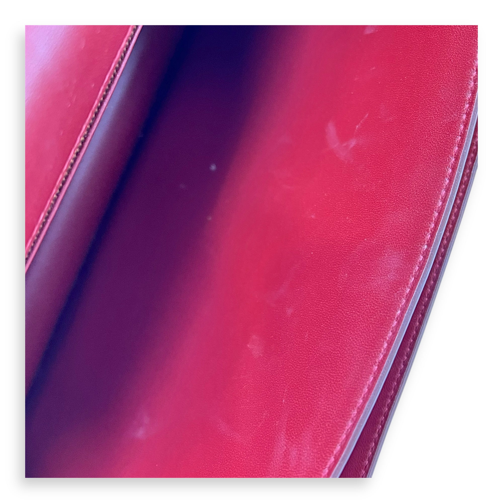 Constance Cartable 29 Naturel Sable Shoulder Bag in Veau Butler, Gold hardware