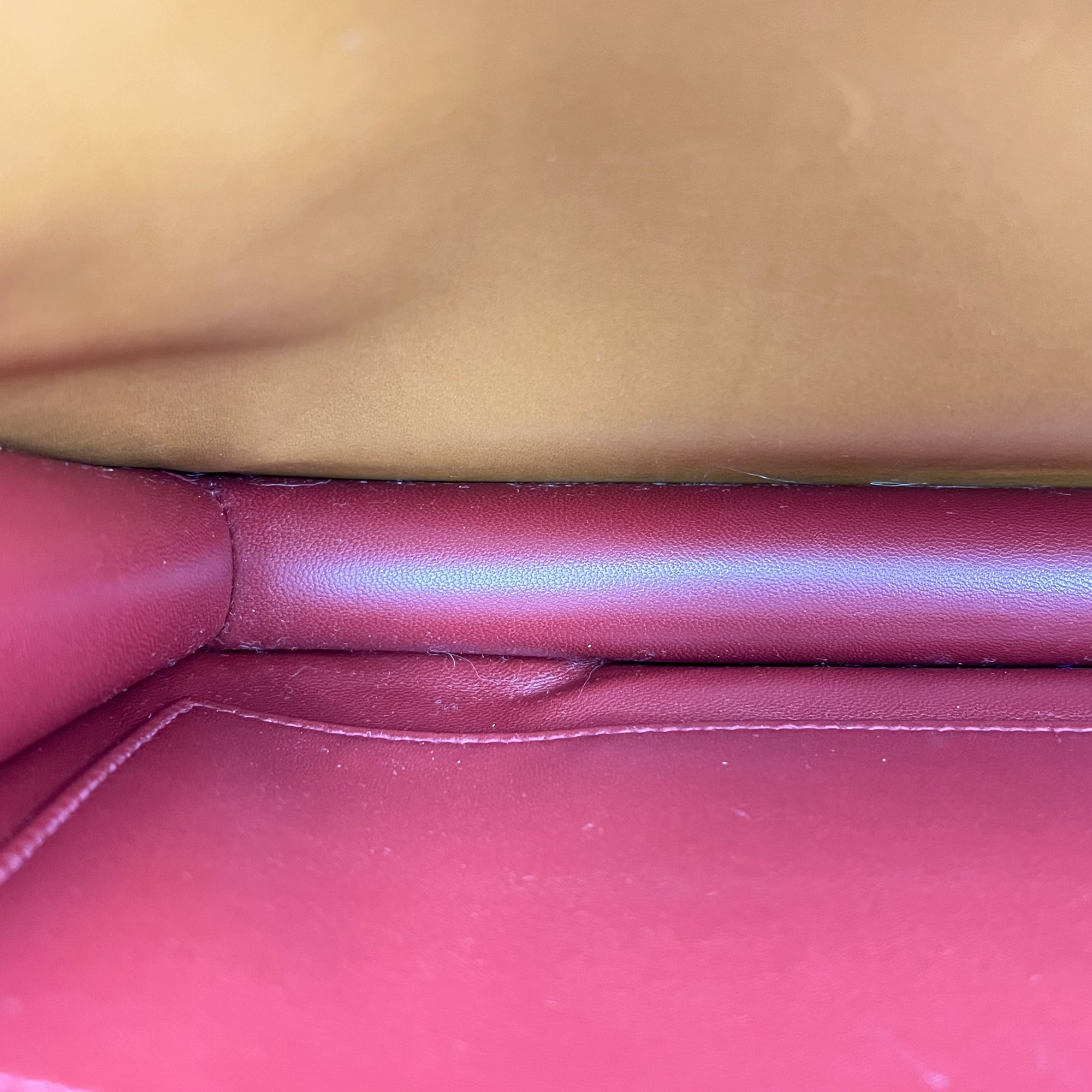 Constance Cartable 29 Naturel Sable Shoulder Bag in Veau Butler, Gold hardware