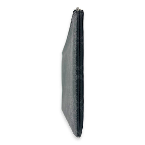 Fragment x Louis Vuitton Ipad Pouch Black in Coated Canvas, Mixed hardware