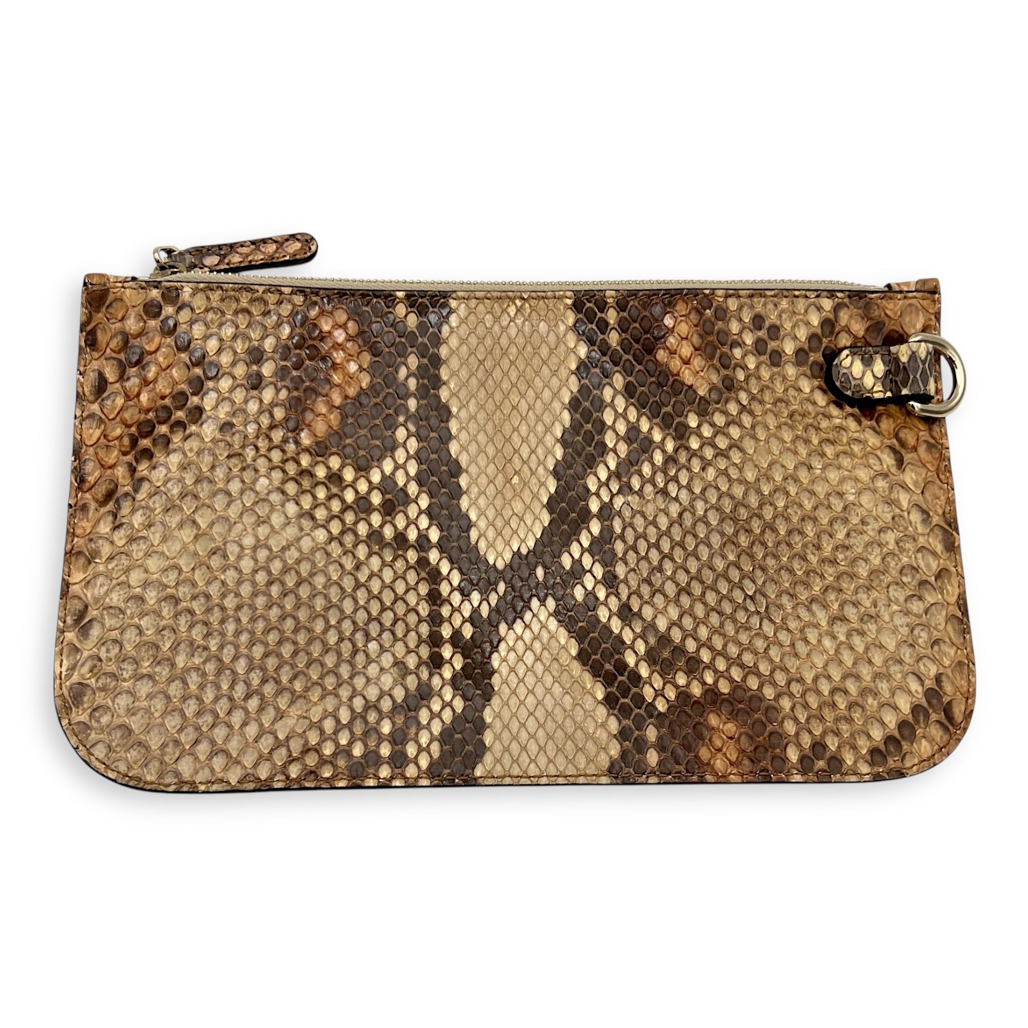 GG Tote Bag Brown in Calfskin, Gold hardware