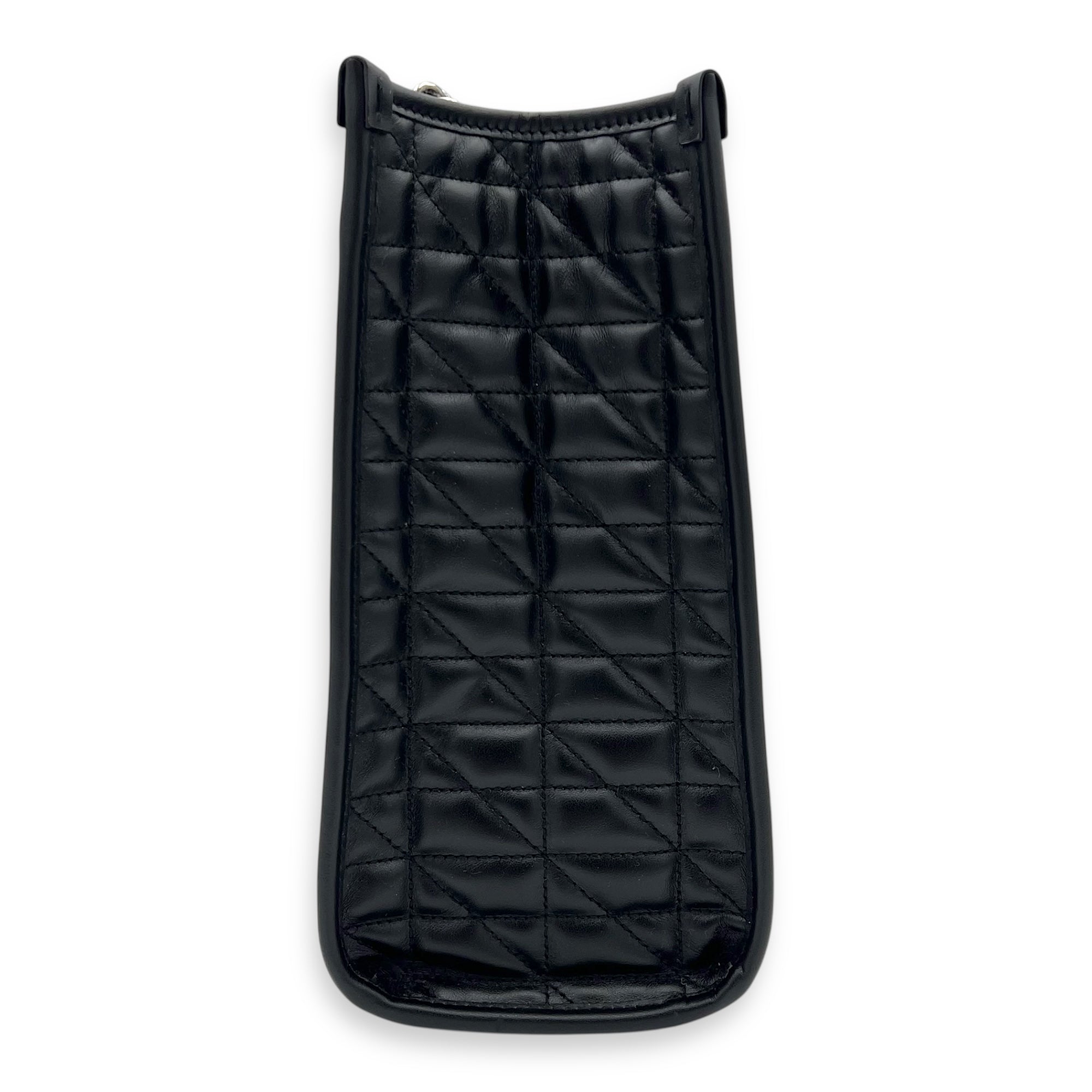 GG Marmont Tote Bag Black in Calfskin, Silver hardware