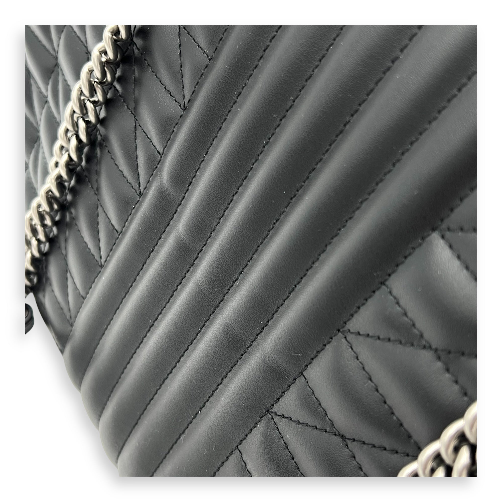 GG Marmont Tote Bag Black in Calfskin, Silver hardware