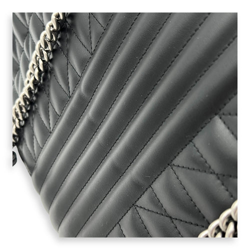 GG Marmont Tote Bag Black in Calfskin, Silver hardware
