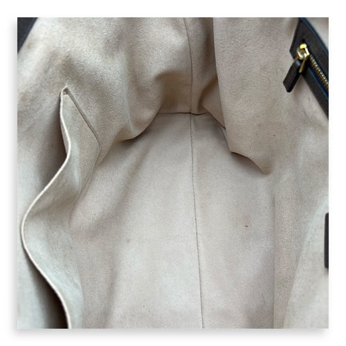 Ophidia Tote Bag Brown in Coated Canvas, Gold hardware