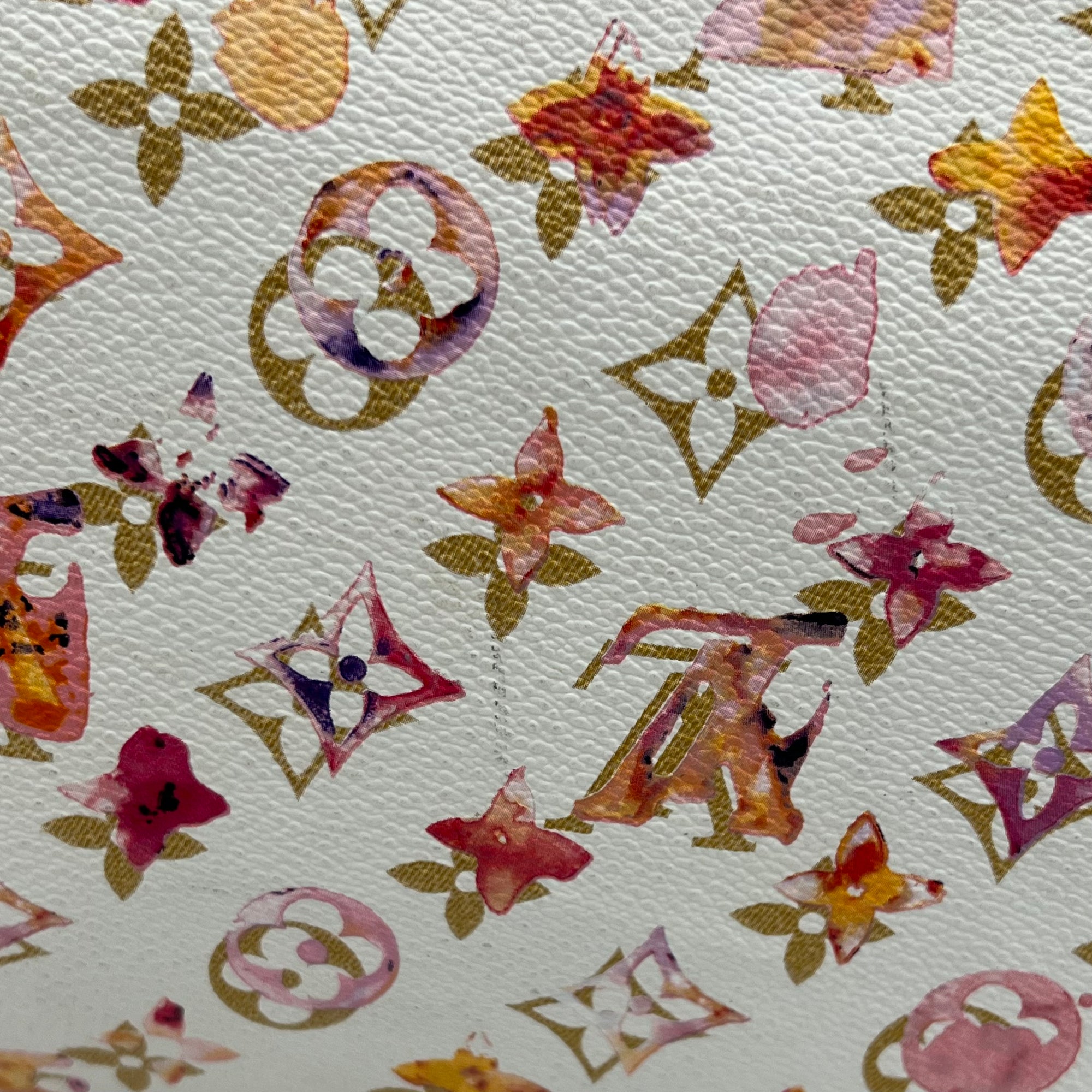 Speedy Top Handle Bag 35 White in Coated Canvas, Gold hardware