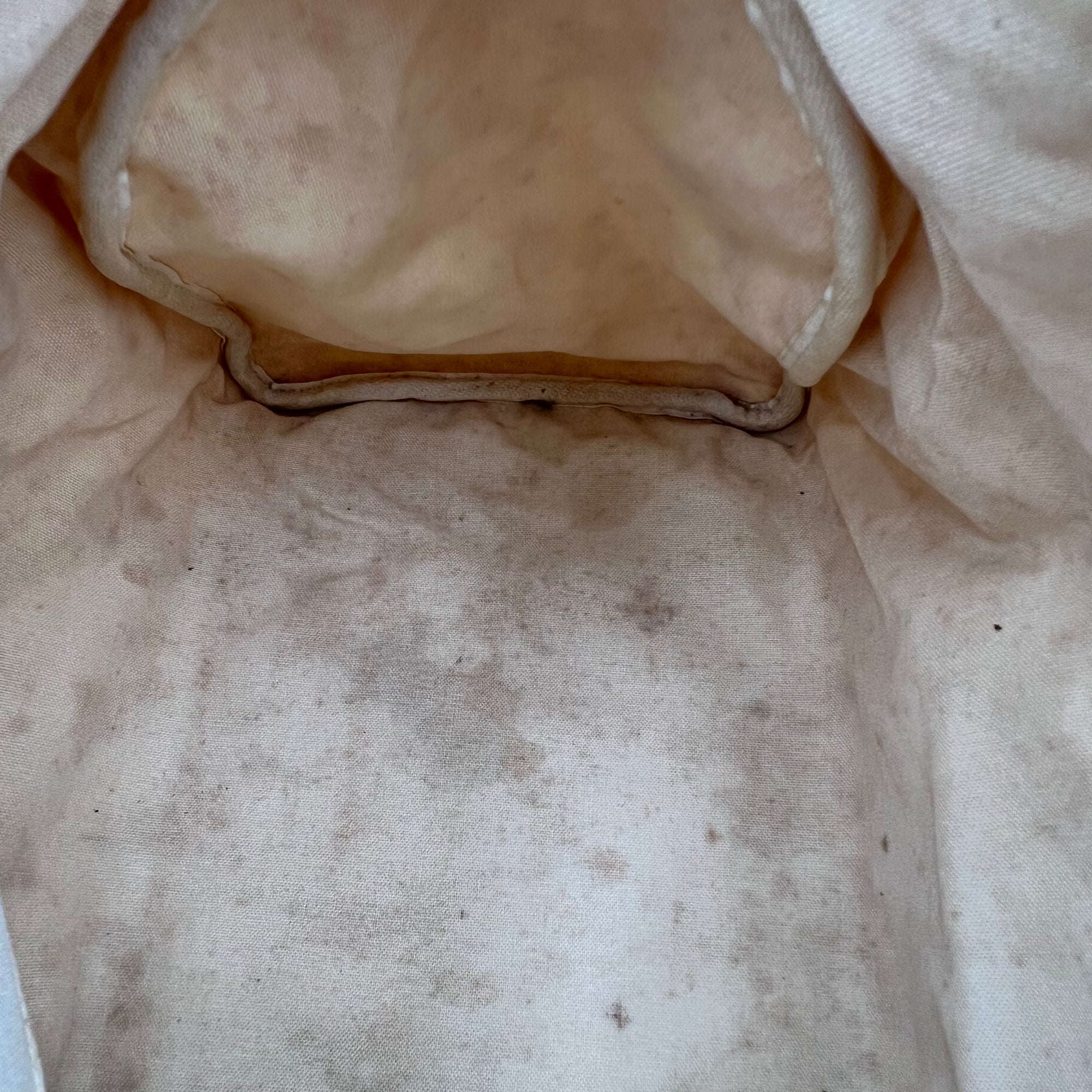 Speedy Top Handle Bag 35 White in Coated Canvas, Gold hardware