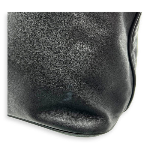 2 way bag Top Handle Bag Black in Calfskin, Gold hardware