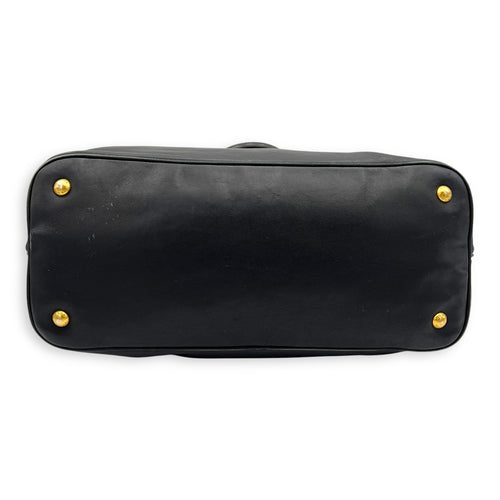 2 way bag Top Handle Bag Black in Calfskin, Gold hardware