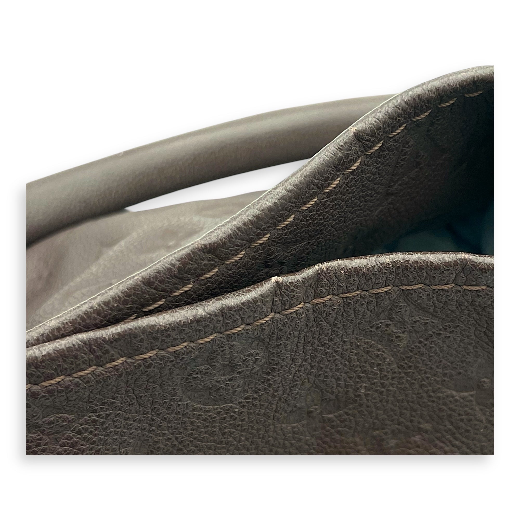 Artsy Shoulder Bag Brown in Empreinte Leather, Gold hardware