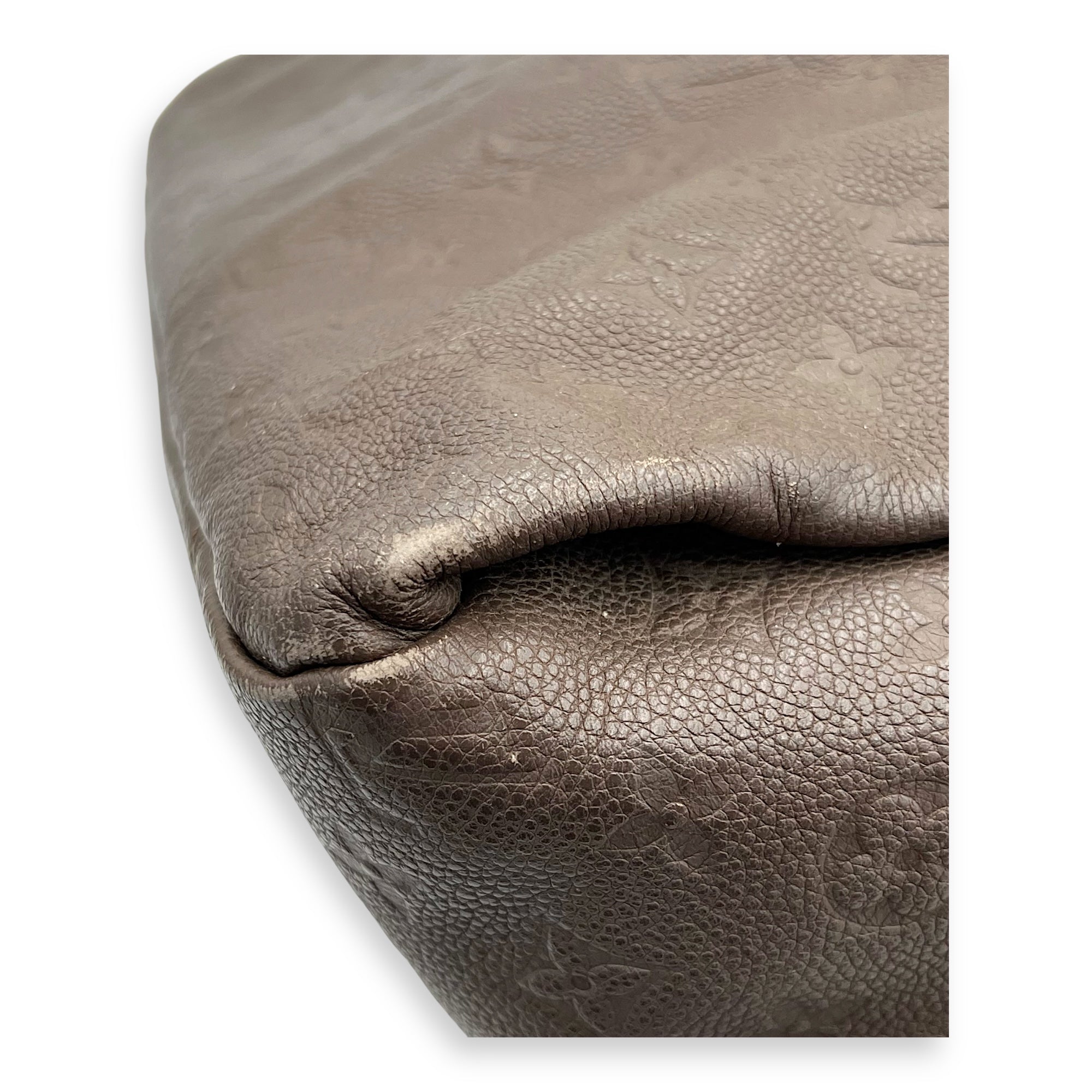 Artsy Shoulder Bag Brown in Empreinte Leather, Gold hardware