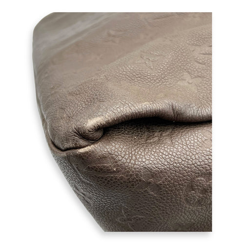 Artsy Shoulder Bag Brown in Empreinte Leather, Gold hardware