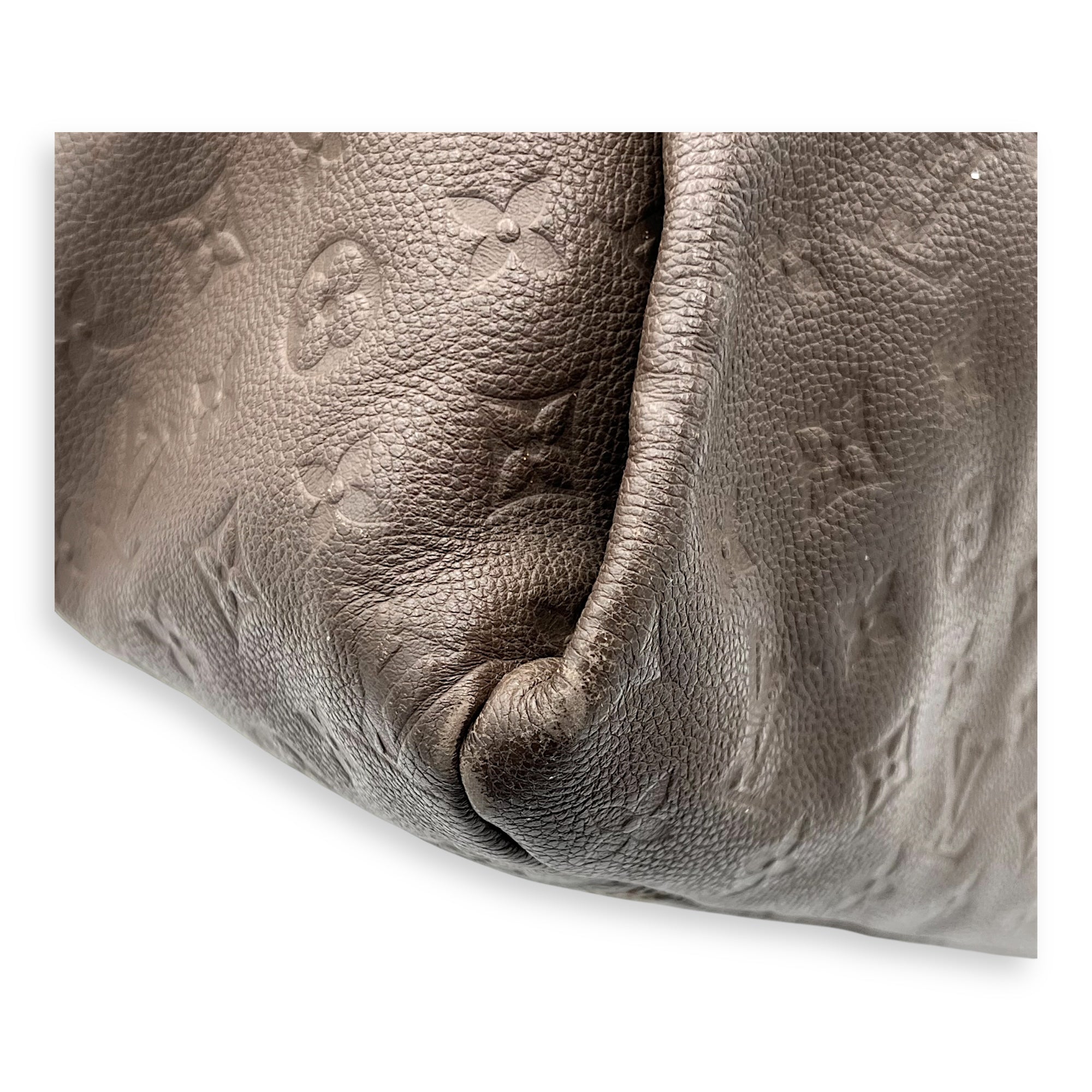 Artsy Shoulder Bag Brown in Empreinte Leather, Gold hardware