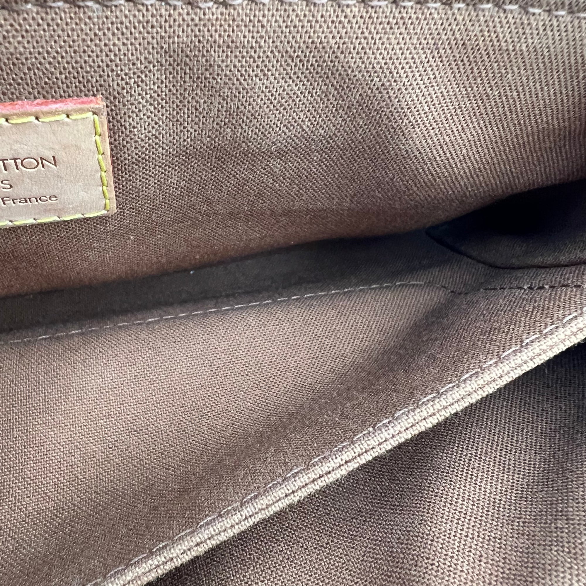 Murrell Shoulder Bag Brown in Monogram Coated Canvas, Gold hardware