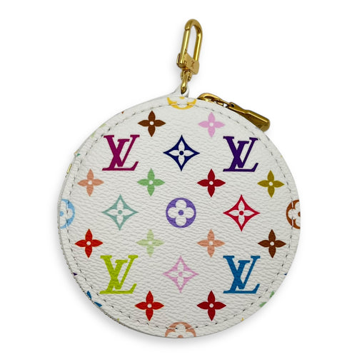 Marellini Shoulder Bag White in Epi Leather, Gold hardware