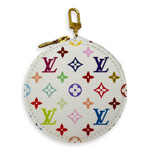 Marellini Shoulder Bag White in Epi Leather, Gold hardware