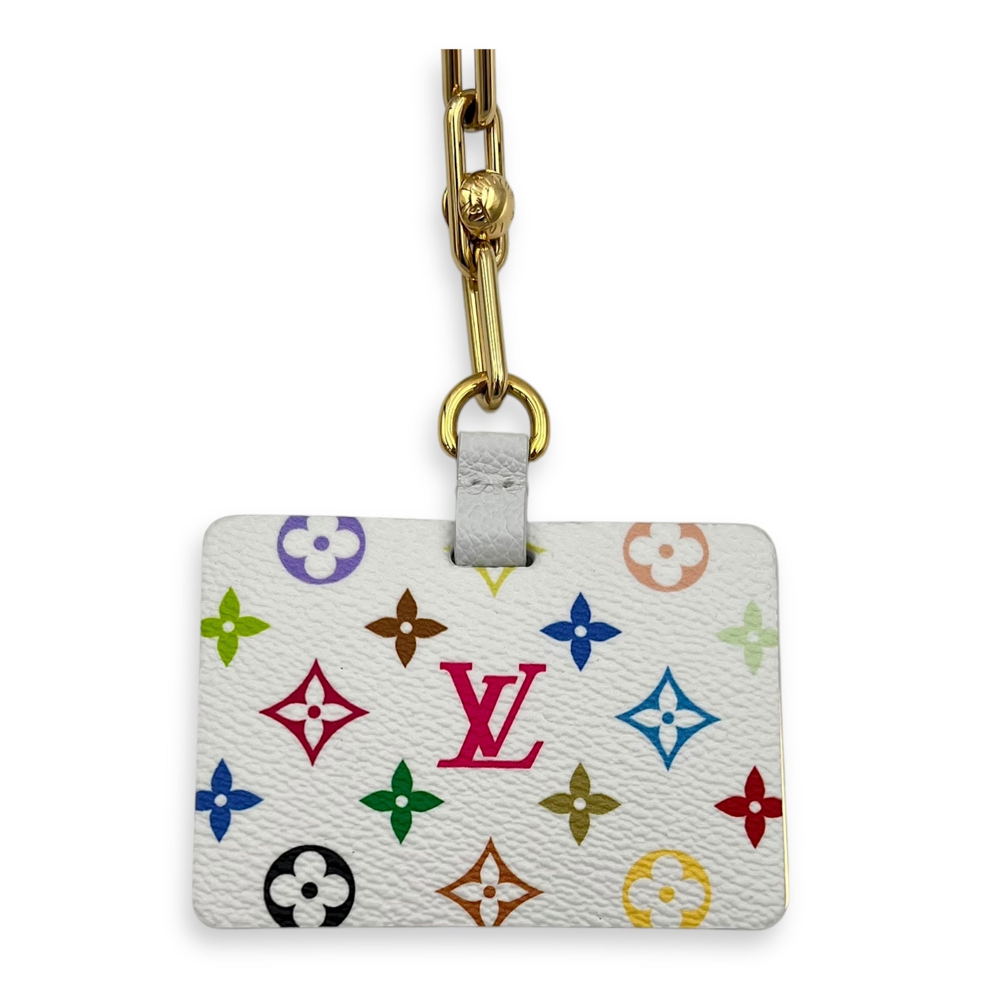 Marellini Shoulder Bag White in Epi Leather, Gold hardware