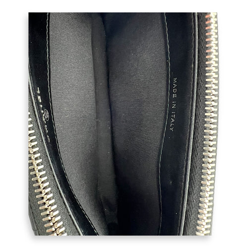 CC Tassel Wallet On Chain Black in Lambskin, Gold hardware