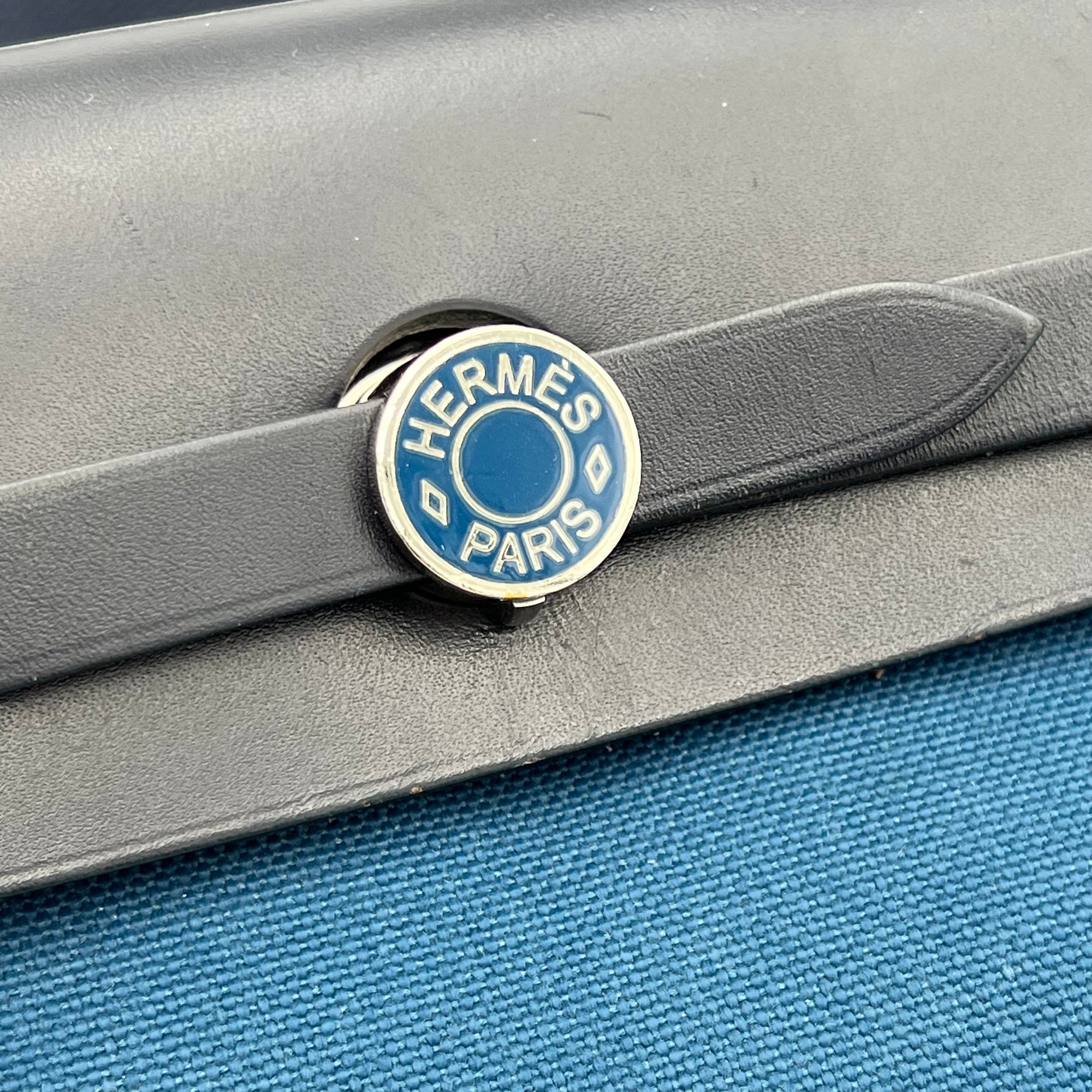 Herbag Blue in Canvas, Palladium hardware