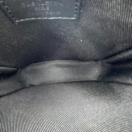 S-lock Vertical Wearable Wallet Shoulder Bag Black in Taurillon Leather, Black hardware